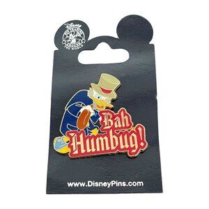 Disney Parks Scrooge McDuck Bah Humbug Pin